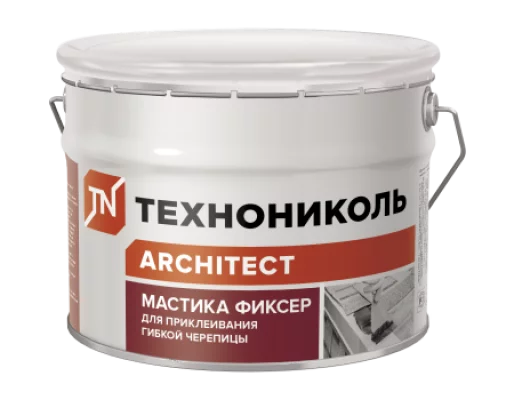 Мастика для гибкой черепицы ТЕХНОНИКОЛЬ №23 Фиксер ведро 3,6 кг Мастика для гибкой черепицы ТЕХНОНИКОЛЬ №23 Фиксер ведро 3,6 кг