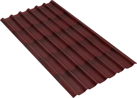 Черепица Ондулин красная Черепица Ондулин красная
