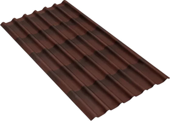 Черепица Ондулин коричневая Черепица Ондулин коричневая