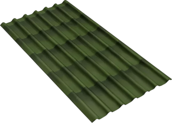 Черепица Ондулин зеленая Черепица Ондулин зеленая
