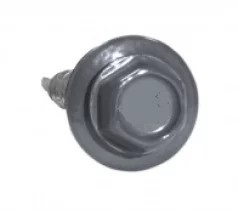 Саморез 5,5х19 HARDWEX RAL 9006 Белый алюминий под насадку для крепления стальных листов к металлическим конструкциям