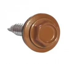 Саморез 5,5х19 HARDWEX оцинк. RAL 8004 Медно-коричневый под насадку для крепления стальных листов к металлическим конструкциям