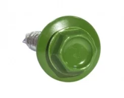 Саморез 5,5х19 HARDWEX RAL 6002 Зеленый лист под насадку для крепления стальных листов к металлическим конструкциям