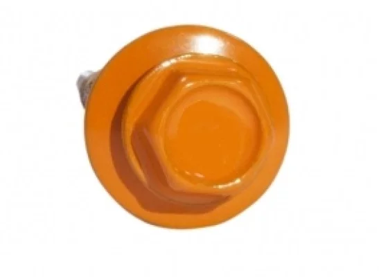 Саморез 5,5х19 HARDWEX RAL 2004 Оранжевый под насадку для крепления стальных листов к металлическим конструкциям Саморез 5,5х19 HARDWEX RAL 2004 Оранжевый под насадку для крепления стальных листов к металлическим конструкциям