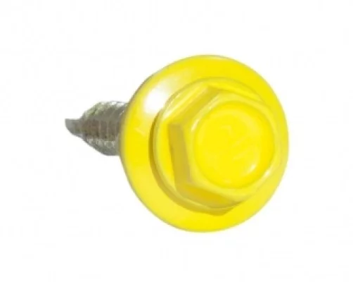 Саморез 5,5х19 HARDWEX RAL 1018 Желтый цинк под насадку для крепления стальных листов к металлическим конструкциям Саморез 5,5х19 HARDWEX RAL 1018 Желтый цинк под насадку для крепления стальных листов к металлическим конструкциям