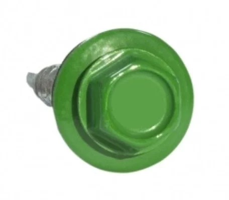 Саморез 5,5х19 HARDWEX RAL 6029 Зеленая мята под насадку для крепления стальных листов к металлическим конструкциям Саморез 5,5х19 HARDWEX RAL 6029 Зеленая мята под насадку для крепления стальных листов к металлическим конструкциям