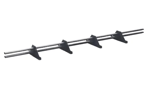 Снегозадержатель трубчатый дл. 3000 мм RAL 7024 Серый графит Снегозадержатель трубчатый дл. 3000 мм RAL 7024 Серый графит