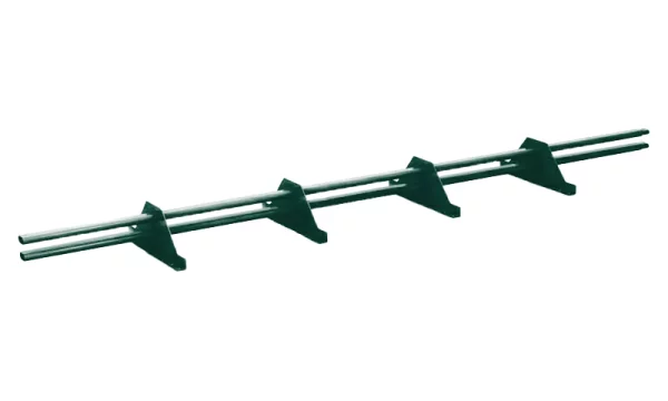 Снегозадержатель трубчатый дл. 3000 мм RAl 6005 Зеленый мох Снегозадержатель трубчатый дл. 3000 мм RAl 6005 Зеленый мох