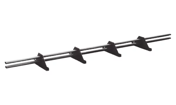 Снегозадержатель трубчатый дл. 3000 мм Ral 8019 Серо-коричневый Снегозадержатель трубчатый дл. 3000 мм Ral 8019 Серо-коричневый