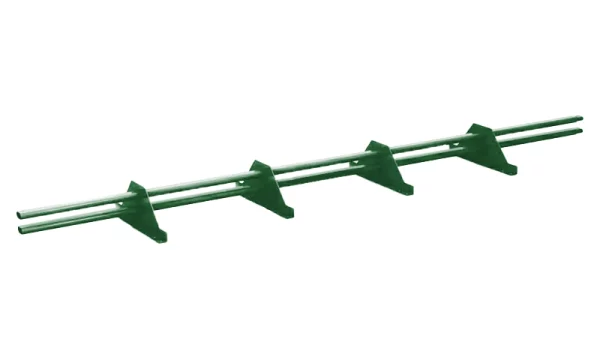 Снегозадержатель трубчатый дл. 3000 мм Ral 6002 Лиственно-зеленый Снегозадержатель трубчатый дл. 3000 мм Ral 6002 Лиственно-зеленый