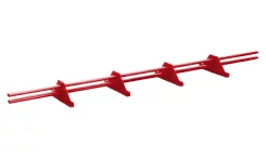 Снегозадержатель трубчатый дл. 3000 мм Ral 3020 Красный насыщенный