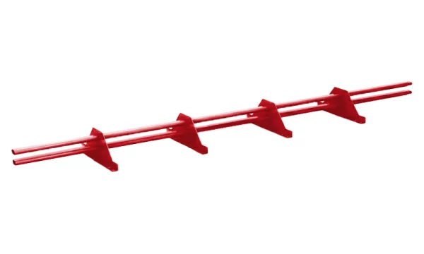 Снегозадержатель трубчатый дл. 3000 мм Ral 3020 Красный насыщенный Снегозадержатель трубчатый дл. 3000 мм Ral 3020 Красный насыщенный