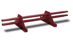 Снегозадержатель трубчатый дл. 1000 мм Ral 3011 Красно-коричневый