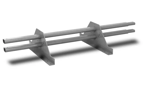 Снегозадержатель трубчатый дл. 1000 мм Ral 7004 Сигнальный серый Снегозадержатель трубчатый дл. 1000 мм Ral 7004 Сигнальный серый