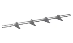 Снегозадержатель трубчатый 3000 мм серый RAL 7004