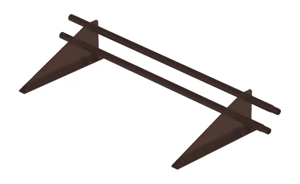 Снегозадержатель трубчатый дл. 1000 мм Ral 8017 Шоколадно-коричневый ROOFRetail Снегозадержатель трубчатый дл. 1000 мм Ral 8017 Шоколадно-коричневый ROOFRetail