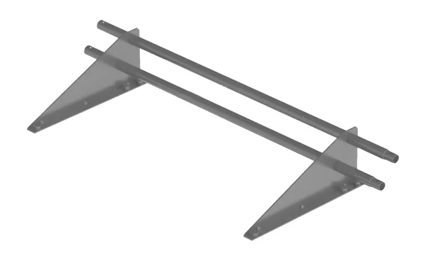 Снегозадержатель трубчатый дл. 1000 мм Ral 7004 Сигнальный серый ROOFRetail Снегозадержатель трубчатый дл. 1000 мм Ral 7004 Сигнальный серый ROOFRetail