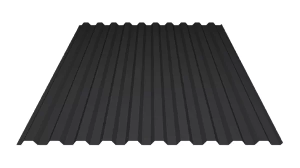 Профнастил C-21 VikingMP 0.45 мм RAL 9005 Черный темный-1 Профнастил C-21 VikingMP 0.45 мм RAL 9005 Черный темный-1