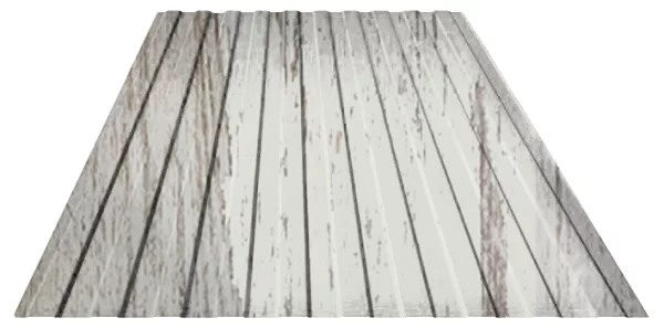 Профлист для забора С 8 ECOSTEEL матовый Беленый дуб 0,5 мм-1 Профлист для забора С 8 ECOSTEEL матовый Беленый дуб 0,5 мм-1