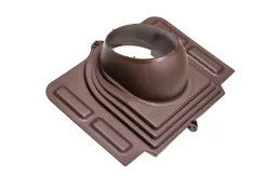 Проходной элемент VILPE PELTI универсальный RR32 Темно-коричневый для металлочерепицы