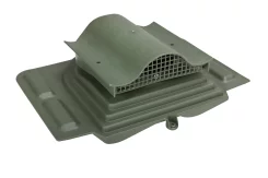 Кровельный вентиль для вентиляции металлочерепицы с высотой профиля до 38 мм RR11 Зеленый VILPE P-KTV