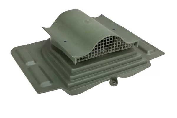 Кровельный вентиль для вентиляции металлочерепицы с высотой профиля до 38 мм RR11 Зеленый VILPE P-KTV Кровельный вентиль для вентиляции металлочерепицы с высотой профиля до 38 мм RR11 Зеленый VILPE P-KTV