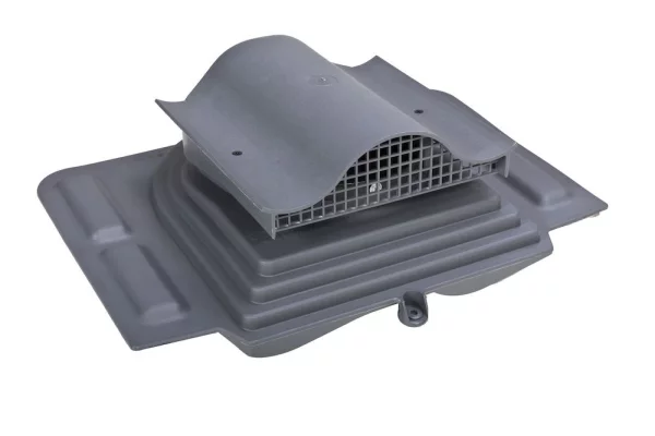 Кровельный вентиль VILPE P-KTV RR23 Серый для вентиляции металлочерепицы с высотой профиля до 38 мм Кровельный вентиль VILPE P-KTV RR23 Серый для вентиляции металлочерепицы с высотой профиля до 38 мм