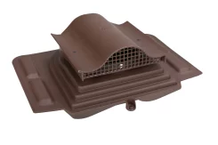 Кровельный вентиль VILPE P-KTV для вентиляции металлочерепицы с высотой профиля до 38 мм RR32 Темно-коричневый