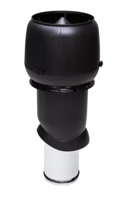 Изолированный вентиляционный выход VILPE D160 колпаком RR33 Черный Изолированный вентиляционный выход VILPE D160 колпаком RR33 Черный