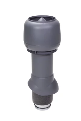Изолированный вентиляционный выход VILPE с колпаком RR23 Серый Изолированный вентиляционный выход VILPE с колпаком RR23 Серый