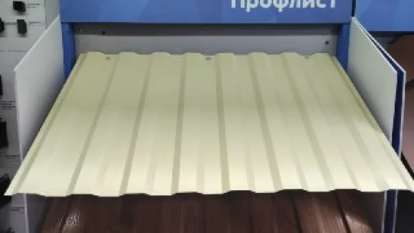 Профнастил МП10 Полиэстр 0,4 мм RAL 1014 Слоновая кость-3 Профнастил МП10 Полиэстр 0,4 мм RAL 1014 Слоновая кость-3