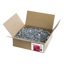 Гвозди кровельные ершеные SHINGLAS 3,5*30мм оцинкованные с широкой шляпкой