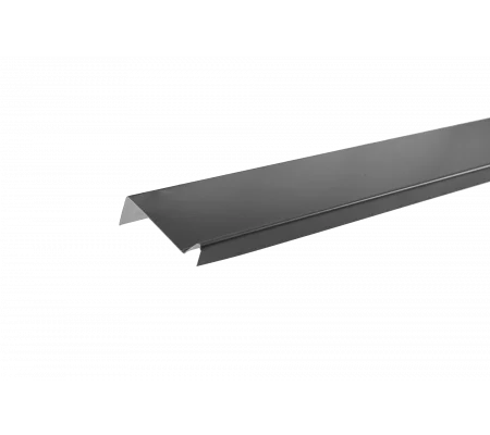 Планка примыкания SHINGLAS полиэстр RAL 7024 Серый графит Планка примыкания SHINGLAS полиэстр RAL 7024 Серый графит
