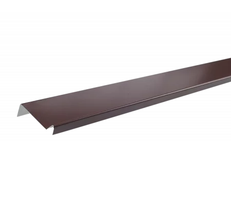 Планка примыкания SHINGLAS RAL 8017 коричневая Планка примыкания SHINGLAS RAL 8017 коричневая