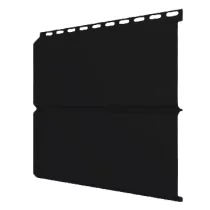 Сайдинг Lбрус-15х240 PURMAN 0,5 мм RAL 9005 Черный темный