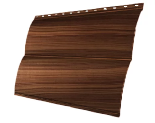 Сайдинг Woodstock-28х330 ECOSTEEL текстурированный 0.45 мм Орех Сайдинг Woodstock-28х330 ECOSTEEL текстурированный 0.45 мм Орех