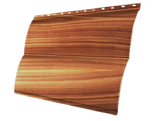 Сайдинг Woodstock-28х330 ECOSTEEL текстурированный 0.45 мм Золотой орех Сайдинг Woodstock-28х330 ECOSTEEL текстурированный 0.45 мм Золотой орех