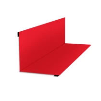 Планка угла внутреннего 115х115х2000 (ПЭ-01-3020-0.45) Красный насыщенный