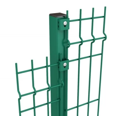 3 d забор столб 60*40*1,2мм L=2,0м Zn+ПП RAL6005 Зеленый с заглушкой