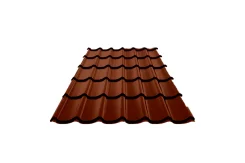 Металлочерепица Ламонтерра-X NormanMP 0,5 мм RAL 8004 Коричневая медь