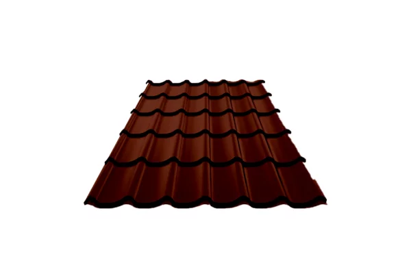 Металлочерепица Ламонтерра-X PURETAN 0,5 мм RR 29 Красный-1 Металлочерепица Ламонтерра-X PURETAN 0,5 мм RR 29 Красный-1