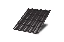 Металлочерепица Трамонтана-X VikingMP E 0,5 мм RAL 8019 Серо-коричневый