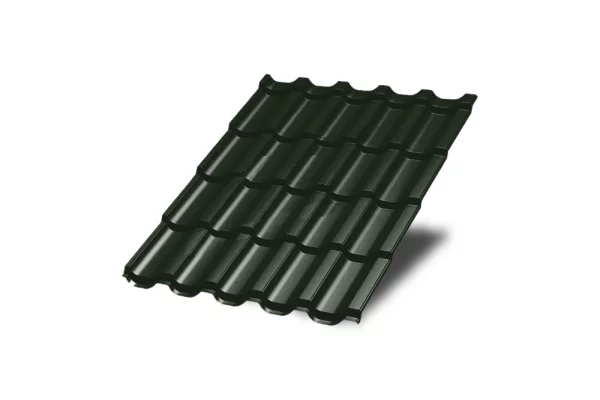 Металлочерепица Трамонтана-ML VikingMP E 0,5 мм RAL 6007 Бутылочно-зеленый-1 Металлочерепица Трамонтана-ML VikingMP E 0,5 мм RAL 6007 Бутылочно-зеленый-1