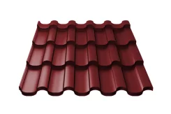 Металлочерепица Монтекристо-M NormanMP 0,5 мм RAL 3011 Коричнево-красный