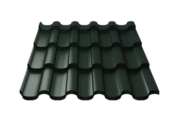 Металлочерепица Монтекристо-S PURETAN 0,5 мм RR11 Хвойно-зеленый Металлочерепица Монтекристо-S PURETAN 0,5 мм RR11 Хвойно-зеленый