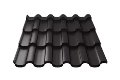 Металлочерепица Монтекристо-X VikingMP E 0,5 мм RAL 8019 Серо-коричневый