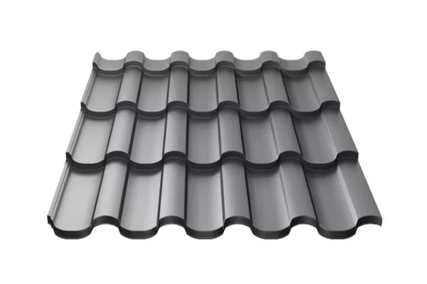 Металлочерепица Монтекристо-M NormanMP 0,5 мм RAL 7004 Серый Металлочерепица Монтекристо-M NormanMP 0,5 мм RAL 7004 Серый
