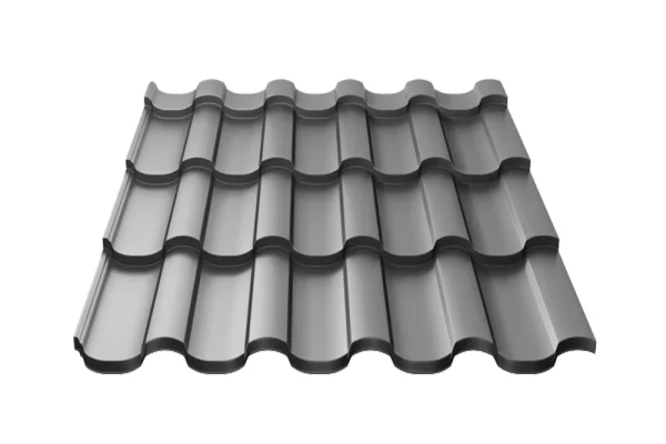 Металлочерепица Монтекристо-M NormanMP 0,5 мм RAL 9006 Белый алюминий Металлочерепица Монтекристо-M NormanMP 0,5 мм RAL 9006 Белый алюминий