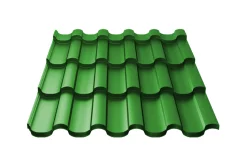 Металлочерепица Монтекристо-X NormanMP 0,5 мм RAL 6018 Желто-зеленый