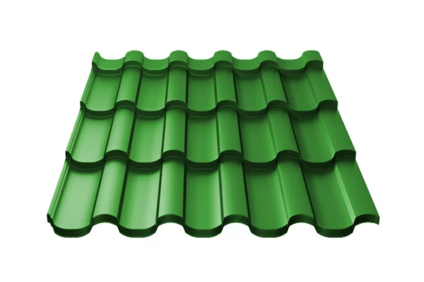 Металлочерепица Монтекристо-S NormanMP 0,5 мм RAL 6018 Желто-зеленый-1 Металлочерепица Монтекристо-S NormanMP 0,5 мм RAL 6018 Желто-зеленый-1